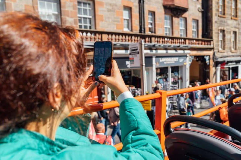 Edinburgh: Big Bus Hop-On, Hop-Off Tour by Open-Top Bus - Getting the most from Edinburgh Castle views (even if you do not hop off)