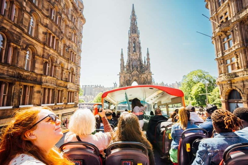 Edinburgh: Hop-On, Hop-Off Bus Tour City & Britannia Combo - City Tour Stops: Old Town Icons, Museums, and Views