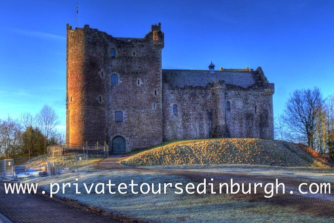 Jamie Fraser Outlander tour to Lallybroch tours Edinburgh - The outdoors filming area for the Lallybroch village
