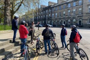 Stunning Edinburgh E-bike Tour max 10 people small group - Leith by Bike: Port Views and Train-Spotting Energy